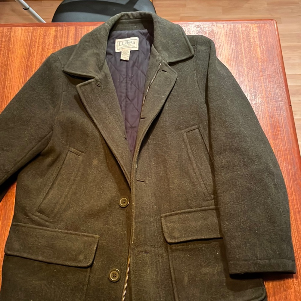 L.L Bean wool pea coat